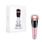Мікрострумовий RF Lifting Масажер для обличчя Skin Lifting 7.0 Pink - EMS, LED