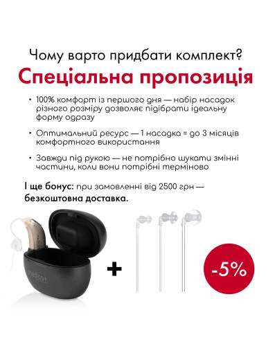 Універсальний слуховий апарат Medica+ SOUND CONTROL 15 Універсальний слуховий апарат Medica+ SOUND CONTROL 15