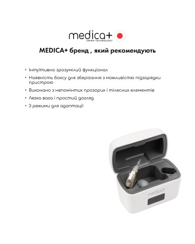 Універсальний слуховий апарат Medica+ SOUND CONTROL 15 Універсальний слуховий апарат Medica+ SOUND CONTROL 15