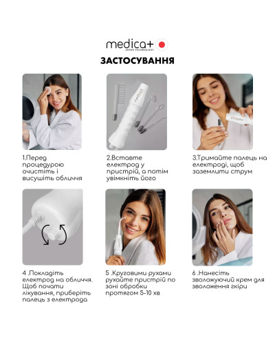 Портативний дарсонваль Medica+ DARSOLINE 7.0
