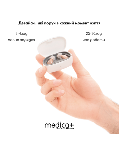 Універсальний слуховий апарат MEDICA+ SOUND CONTROL 16 (Японія) Універсальний слуховий апарат MEDICA+ SOUND CONTROL 16 (Японія)