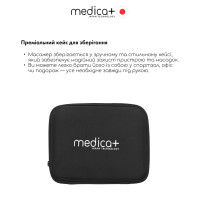 Перкуссионный ручной массажер для тела и мышц Medica+ MassHand Pro 4.0 (Япония) Black