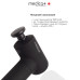 Перкусійний масажер для тіла і м'язів Medica+ MassHand Pro 4.0 Black - фото №9