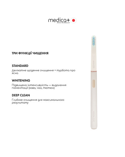 Звуковая зубная щетка MEDICA+ LUX 10Х Portable (Silver)(Japan) Звуковая зубная щетка MEDICA+ LUX 10Х Portable (Silver)(Japan)