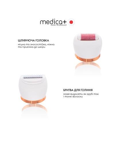 Электрическая роликовая пилка-пемза 4в1 MEDICA+ BodyControl 4v1 (Япония) Электрическая роликовая пилка-пемза 4в1 MEDICA+ BodyControl 4v1 (Япония)