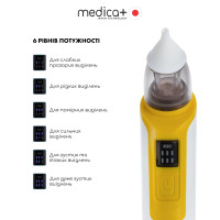 Назальний аспіратор Medica+ NOSE CLEANER 6.0 Yellow
