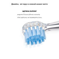 Дитяча зубна щітка Medica+ KidsBrush 2.0 Blue + Насадки (6 шт)