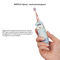 Дитяча зубна щітка Medica+ KidsBrush 2.0 Blue + Насадки (6 шт)