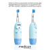 Детская зубная щетка Medica+ KidsBrush 2.0 Blue + Насадки (6 шт) - фото №7