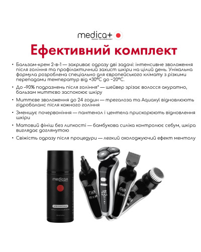 Электробритва 4в1 Medica+ Shaver 4v1 + Насадка для бритья (1 шт) Электробритва 4в1 Medica+ Shaver 4v1 + Насадка для бритья (1 шт)