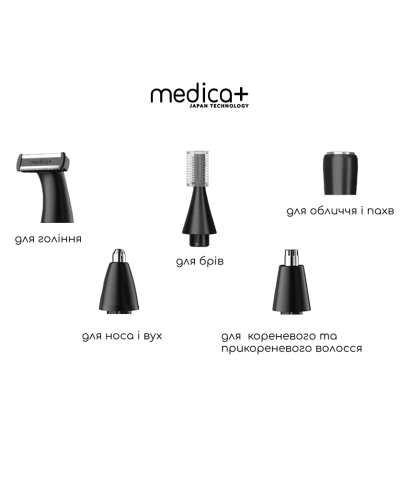 Триммер Электростанок 4в1 Medica+ Trimmer 8.0 + Насадки (2 шт) Триммер Электростанок 4в1 Medica+ Trimmer 8.0 + Насадки (2 шт)