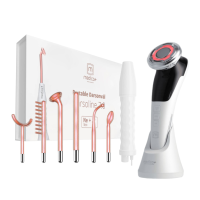 Набор портативная дарсонваль Medica+ Darsoline 7.0 + Микротоковый RF Lifting Массажер для лица Skin Lifting 7.0 White