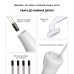 Набор портативная дарсонваль Medica+ Darsoline 7.0 + Микротоковый RF Lifting Массажер для лица Skin Lifting 7.0 White - фото №6