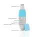 Набор Ультразвуковой скрабер для кожи лица Vibroskin 8.0 + Увлажняющий гель Hydration Gel + Поросужающая маска для лица Medica+ Pore Control Mask - фото №2