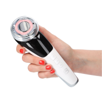 Набір Мікрострумовий RF Lifting Масажер для обличчя Skin Lifting 7.0 White + Струмопровідний гель + Заспокійлива маска для обличчя Medica+
