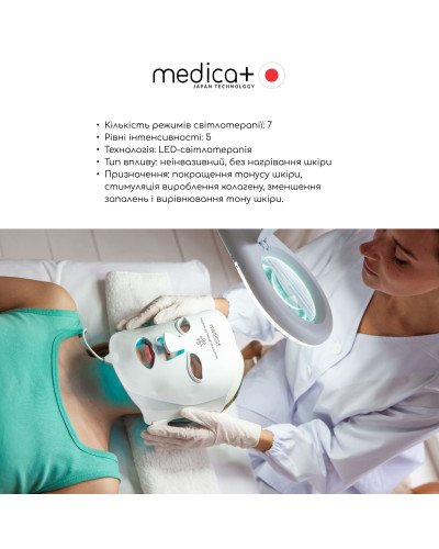 LED-маска для светотерапии MEDICA+ LEDMask 8X LED-маска для светотерапии MEDICA+ LEDMask 8X