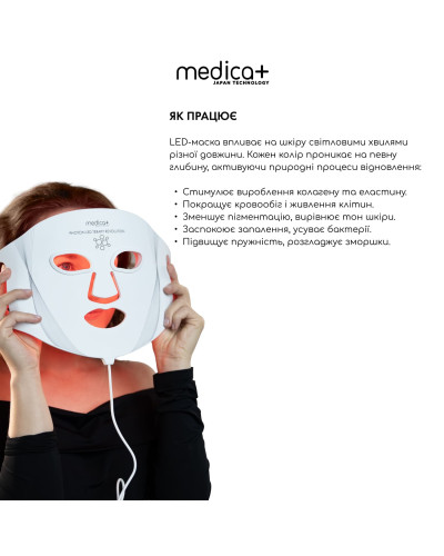 LED-маска для светотерапии MEDICA+ LEDMask 8X LED-маска для светотерапии MEDICA+ LEDMask 8X