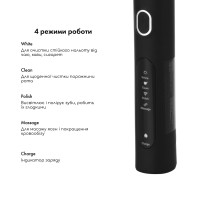 Роторная электрическая зубная щетка Medica+ ProBrush XO Сarbon (Black)