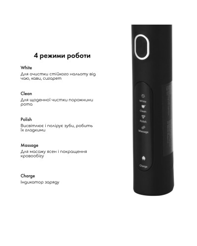 Роторна електрична зубна щітка Medica+ ProBrush XO Сarbon (Black) Роторна електрична зубна щітка Medica+ ProBrush XO Сarbon (Black)