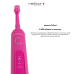 Електрична зубна щітка MEDICA+ ProBrush XO Soft Touch Fuchsia (Japan) - фото №5