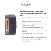 Насадки для омоложения кожи и лечения акне MEDICA+ ICE PRO 10X +2