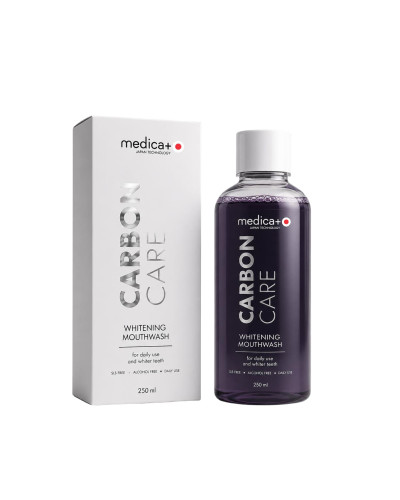 Відбілюючий ополіскувач для ротової порожнини MEDICA+ Carbon Carе