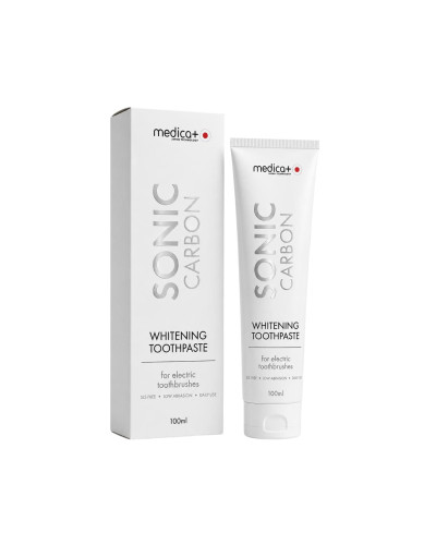 Відбілююча зубная паста MEDICA+ Sonic-Carbon, 90 мл (Для електричних зубних щіток)