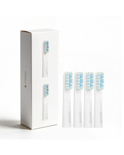 Насадки для звуковой зубной щетки MEDICA+ LUX 10X Portable (4 шт.)