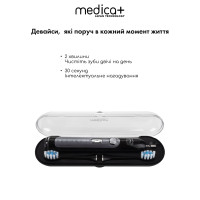 УЛЬТРАЗВУКОВАЯ ЗУБНАЯ ЩЕТКА MEDICA+ PROBRUSH 9.0 (ULTASONIC) BLACK (ЯПОНИЯ)