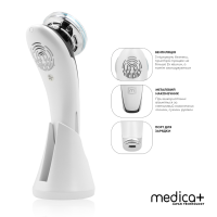 МИКРОТОКОВЫЙ RF ЛИФТИНГ МАССАЖЕР ДЛЯ ЛИЦА MEDICA+ SKIN LIFTING 7.0 WHITE  (EMS+LED) (ЯПОНИЯ)